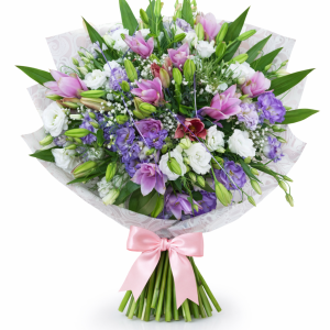 זר פרחים מיקס צבעוני