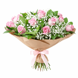 זר ורדים בורוד